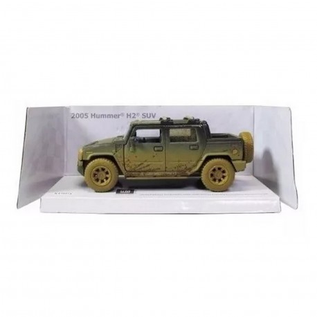 Pu42530 Hummer H2 Muddy 13 Cm Pull Back Escala 1/36