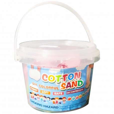 52390 14047 Cotton Sand En Balde 200 Gramos Con Accesorios