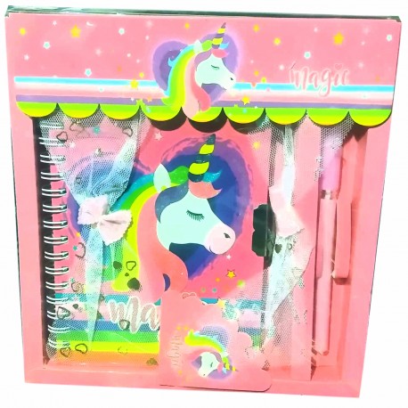 52950 0243-66071 Diario Con Llave Lapiz Unico 15X11 Cm 50 Hojas
