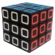 56050 20009 Cubo Magico Negro Con Cuadrados 3 Capas 6.5X6.5 Cm