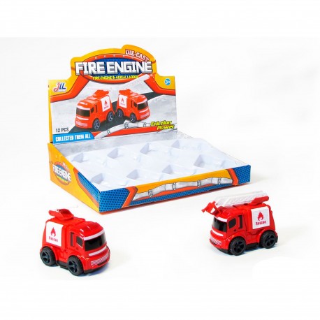 44900 6699L-12 Camion Bombero Fric De Metal X 12 - Precio Por Unidad