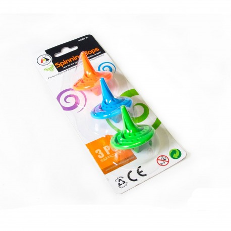45040 Aj6697-3- Set De Trompos X3 En Blister