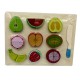 54540 Puzzle Madera Frutas Y Verduras Para Cortar