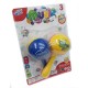 Ab-01637 Maracas X 2 Piezas 17.5*25.5*5 Cm 95 Gramos