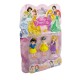 Ept670438 Set 3 Mini Muñecas Princesas 6 Piezas Blister 19*28*4 Cm