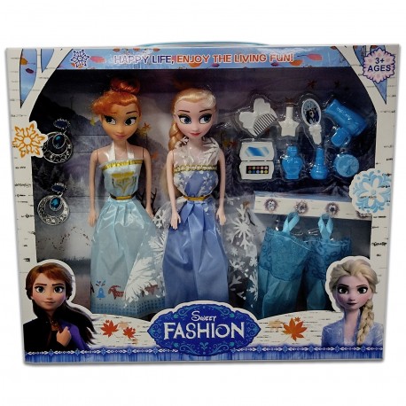 Ept831688 Muñeca X 2 En Caja Con Accesorios