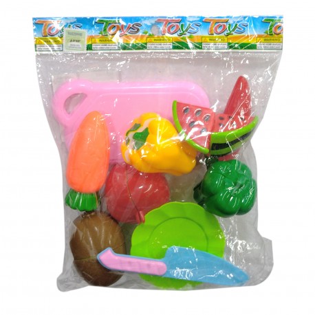 Ab-12029 Frutas Y Verduras Con Velcro Bolsa 21*21*5 Cm