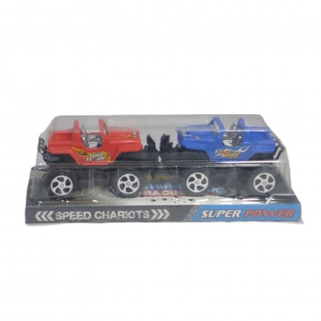 Ab-12083 Camioneta Friccion X 2 Unidades Burbuja 29*10*10 Cm