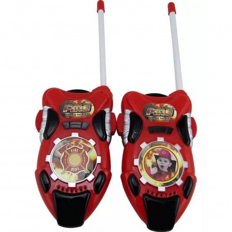 Walkie Talkie Infantil Bombero Blister 1368539 Pila