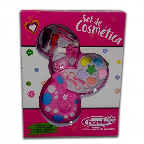 Set CosmÃ©tica Fiorella Forma De Caracol Doble Plegable 2949 H Caja