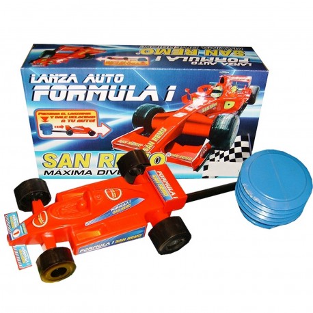 Auto Lanzador F-1 En Caja - Novedad (Tv)