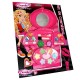 211-6K Cosmetica Oval Plega 4 Divisiones Con Espejo