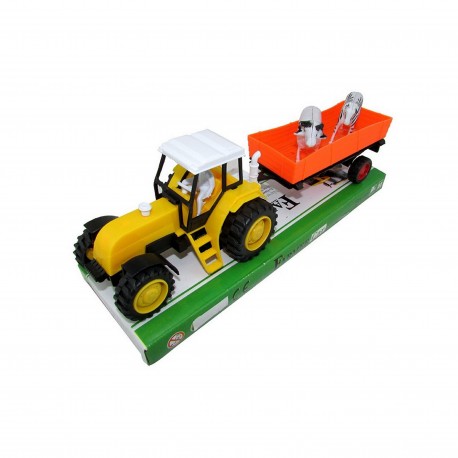 Tractor Acoplado Con Vacas Friccion 1259092 Burbuja