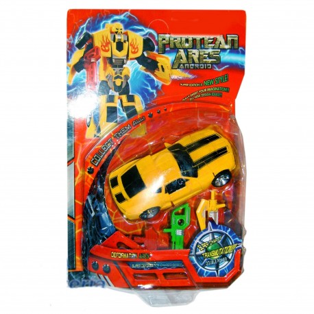 Auto Robot Transformer Con Armas P393355 18 Cm En Blister