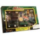 Set Granja Con Tractor Y Acoplado Con Animales Y Accesorios Hwa222491 Chico En Caja Visor