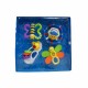 Set Sonajero Mordillo X 4 Frutas Animalitos 552856 Caja Visor