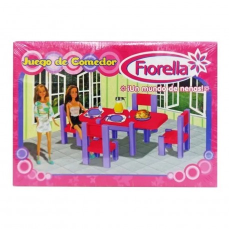 Juego De Comedor Para Muñecas Fiorella Caja