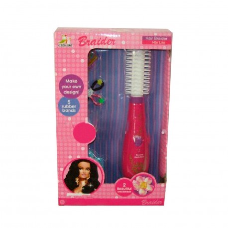 Set Cabello Cepillo A Pila Con Accesorios 667557 Angel Girl En Caja Visora