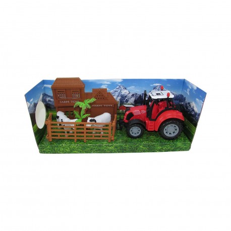 Set De Granja Tractor Y Animales Hwa1199980