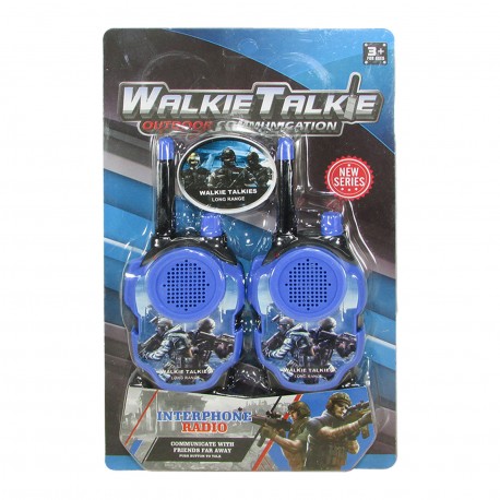 Walkie Talkie Infantil Policial En Blister Hw22064955