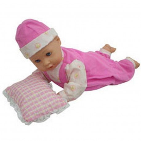 16201 Bebe Larita Gatea Y Duerme