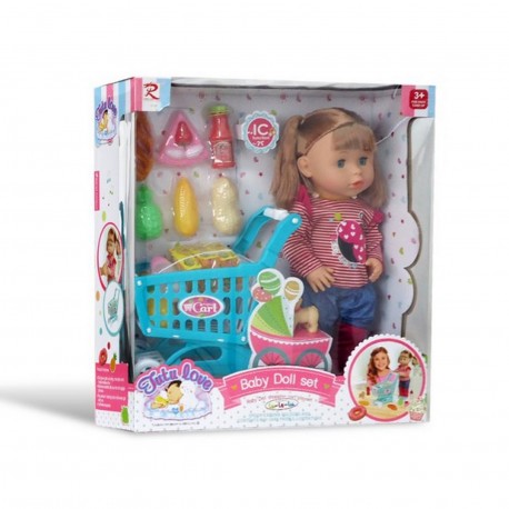 8180 Baby Doll Set 40 Cm Hace Pis
