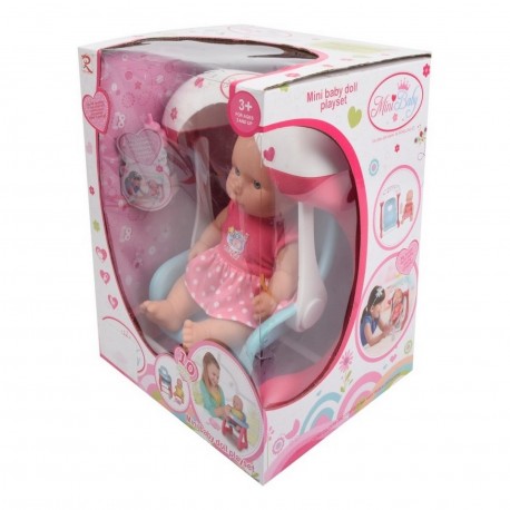 8925 Mini Baby Doll Playset 30 Cm Hace Pis