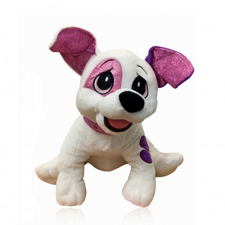 7853 - Perrito Con Mancha Brillosa En El Ojo 36 Cm
