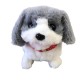 F8566 Mc-1008-Perro Marron/Gris 2 Modelos A Pilas