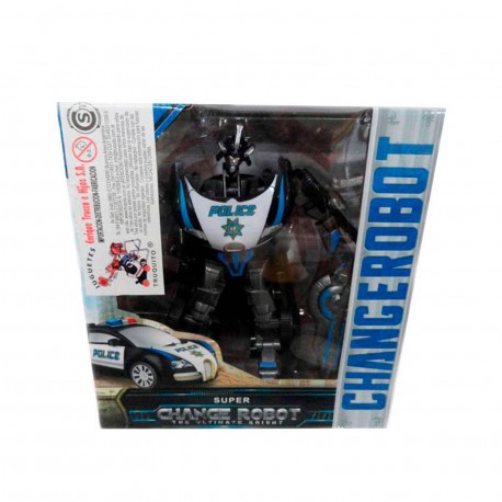 338-80-Robot Transformer Policia 3 Modelos