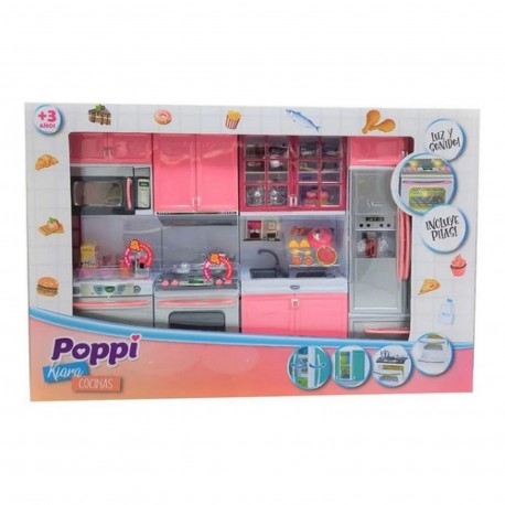 Set Cocina Grande Luz Y Sonido 4 Modulos 54.5X9.6X35 Cm