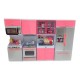 Set Cocina Grande Luz Y Sonido 4 Modulos 54.5X9.6X35 Cm