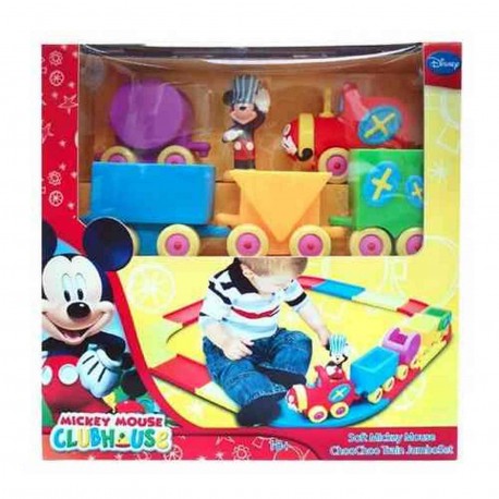 Dmm141 Mickey Mouse Train Jumbo Set X 18