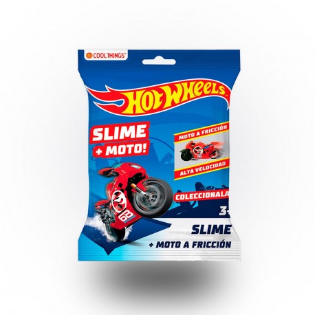 5989 Moto Hot Wheels + Slime - Nuevo