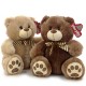 9526 Oso Sentado Patas Marcadas 30 Cm 2 Colores