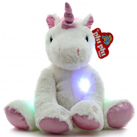 1623 Unicornio Con Luces Y Sonido 25 Cm