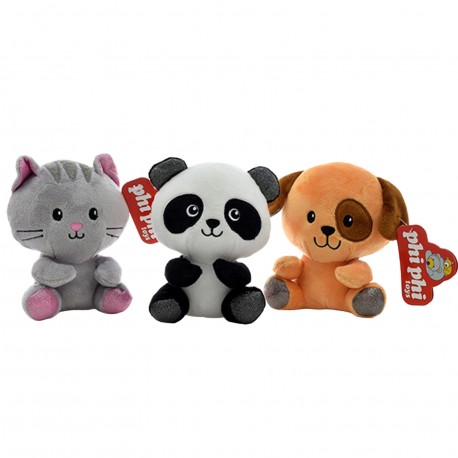 1614 Gato Panda Y Perro 15 Cm