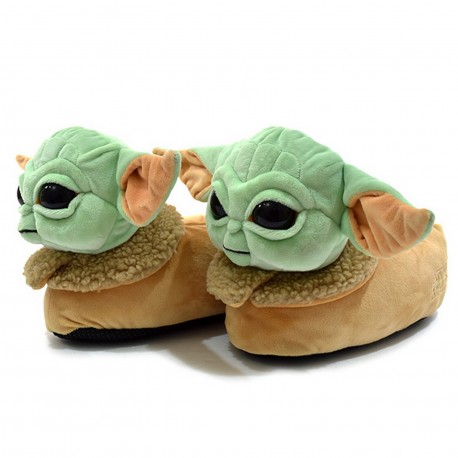 Pan014 Pantufla Baby Yoda 4 Talles