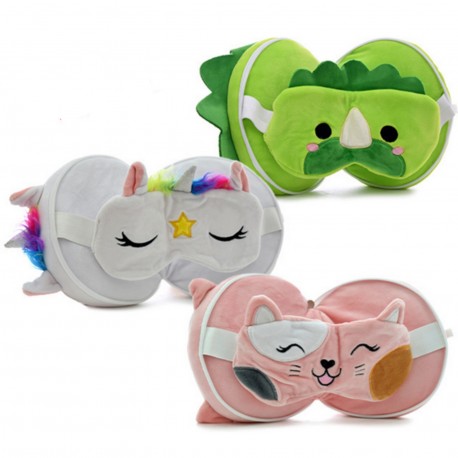 9613 Antifaz De Noche Funda 17 Cm 3 Modelos