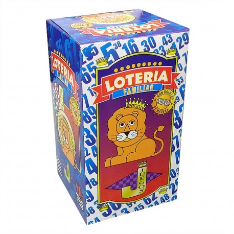 Loteria Bolilla Madera 48 Cartones Caja