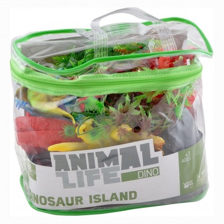 Ik0123 Animal Life Dinosaurios X 62 En Bolsa