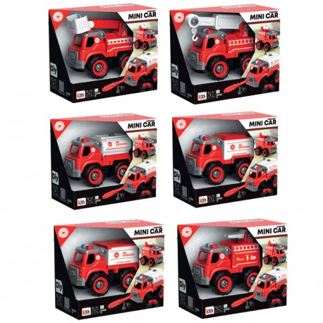 Iksur05 Diy Mini Rojo Desarmable 6 Modelos