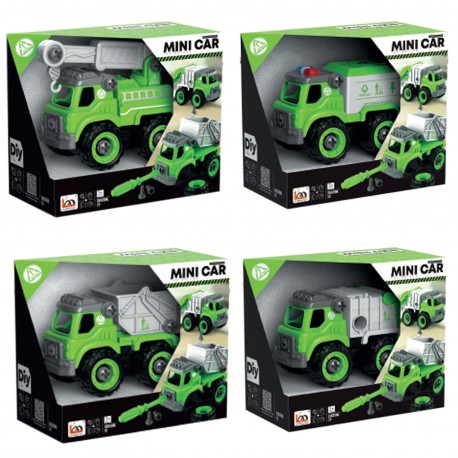 Iksur06 Diy Mini Verde Desarmable 4 Modelos