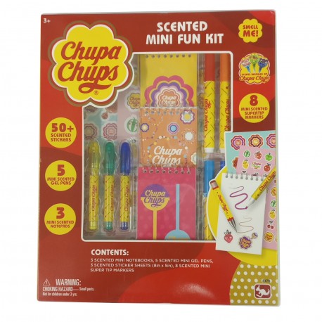 Ik0240 Chupa Chups - Mini Stationery & Tattoo Set