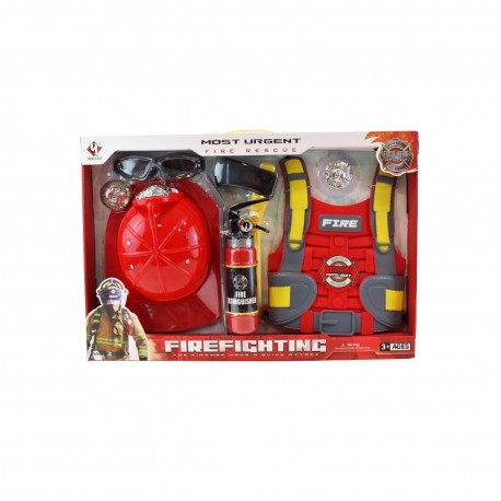 Ik0276 Kit Bombero Con Chaleco