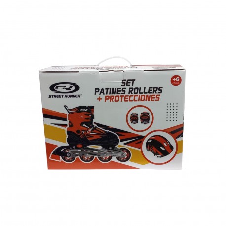 Ik0293 Roller Soft Ajustables Con Protecciones Naranja