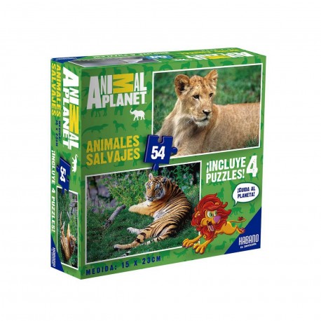 8001 Puzzle 48 Piezas Animales Salvajes - Animal Planet