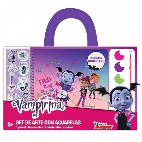 Vam153 Set Arte Acuarelas Vampirina