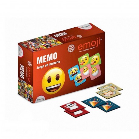 Em111 Memo Con 54 Fichas Emoji