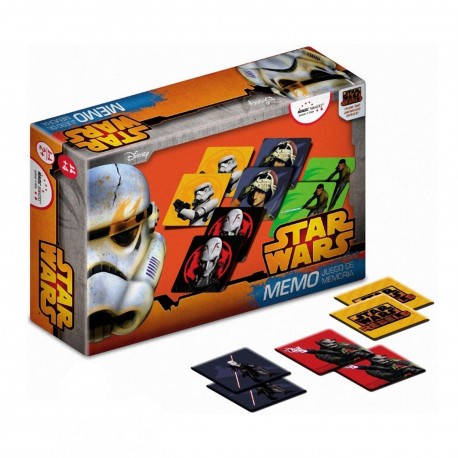 Sw111 Memo Con 54 Fichas Star Wars R